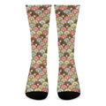 Donuts Pattern Print Crew Socks
