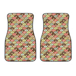 Donuts Pattern Print Front Car Floor Mats