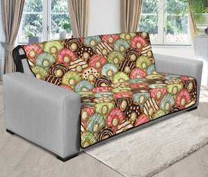 Donuts Pattern Print Futon Protector