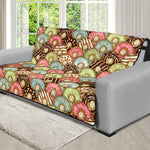 Donuts Pattern Print Futon Protector