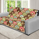 Donuts Pattern Print Futon Protector