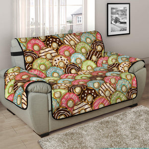 Donuts Pattern Print Half Sofa Protector