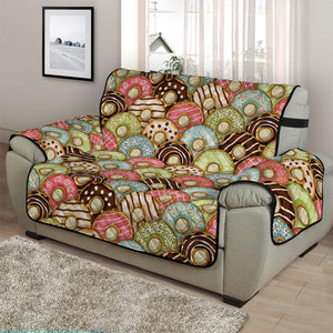 Donuts Pattern Print Half Sofa Protector