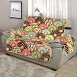 Donuts Pattern Print Half Sofa Protector