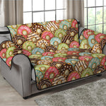 Donuts Pattern Print Loveseat Protector