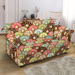 Donuts Pattern Print Loveseat Slipcover