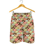 Donuts Pattern Print Men's Shorts