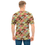 Donuts Pattern Print Men's T-Shirt