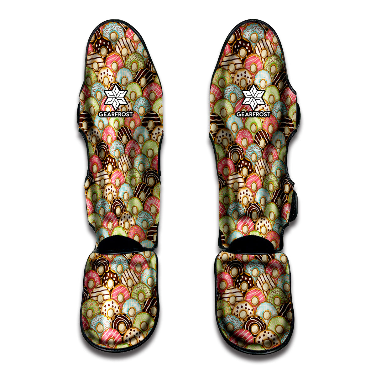 Donuts Pattern Print Muay Thai Shin Guard