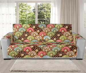 Donuts Pattern Print Oversized Sofa Protector