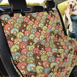 Donuts Pattern Print Pet Car Back Seat Cover