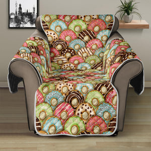 Donuts Pattern Print Recliner Protector