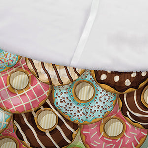 Donuts Pattern Print Sofa Cover