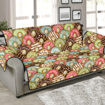 Donuts Pattern Print Sofa Protector