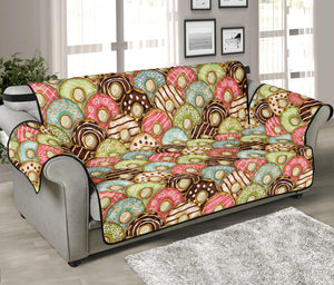 Donuts Pattern Print Sofa Protector