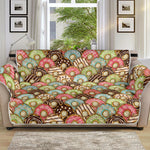 Donuts Pattern Print Sofa Protector