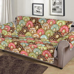 Donuts Pattern Print Sofa Protector