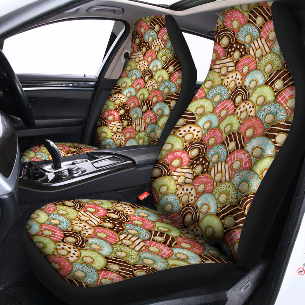 Donuts Pattern Print Universal Fit Car Seat Covers