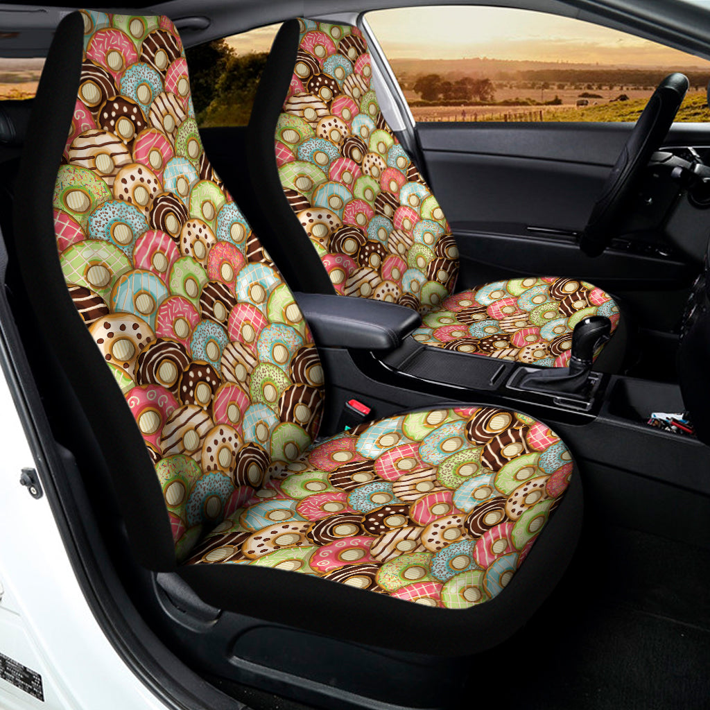 Donuts Pattern Print Universal Fit Car Seat Covers