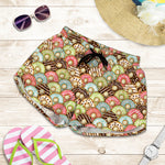 Donuts Pattern Print Women's Shorts