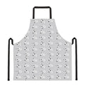 Doodle Bull Terrier Pattern Print Apron