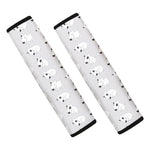 Doodle Bull Terrier Pattern Print Car Seat Belt Covers