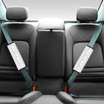 Doodle Bull Terrier Pattern Print Car Seat Belt Covers