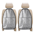 Doodle Bull Terrier Pattern Print Car Seat Organizers