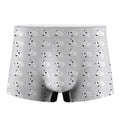 Doodle Bull Terrier Pattern Print Men's Boxer Briefs