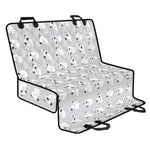 Doodle Bull Terrier Pattern Print Pet Car Back Seat Cover