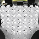 Doodle Bull Terrier Pattern Print Pet Car Back Seat Cover