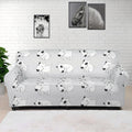 Doodle Bull Terrier Pattern Print Sofa Cover