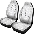 Doodle Bull Terrier Pattern Print Universal Fit Car Seat Covers