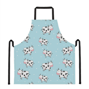 Doodle Cow Pattern Print Apron