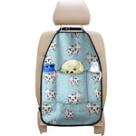 Doodle Cow Pattern Print Car Seat Organizers