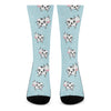 Doodle Cow Pattern Print Crew Socks