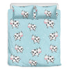 Doodle Cow Pattern Print Duvet Cover Bedding Set