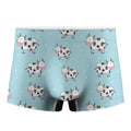 Doodle Cow Pattern Print Men's Boxer Briefs