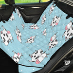 Doodle Cow Pattern Print Pet Car Back Seat Cover