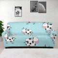 Doodle Cow Pattern Print Sofa Cover
