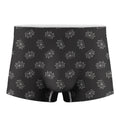Doodle Crown Pattern Print Men's Boxer Briefs