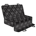 Doodle Crown Pattern Print Pet Car Back Seat Cover
