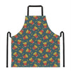 Doodle French Fries Pattern Print Apron