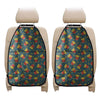 Doodle French Fries Pattern Print Car Seat Organizers