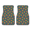Doodle French Fries Pattern Print Front Car Floor Mats