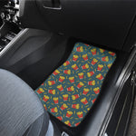 Doodle French Fries Pattern Print Front Car Floor Mats