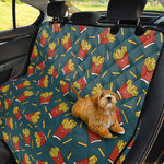 Doodle French Fries Pattern Print Pet Car Back Seat Cover