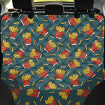 Doodle French Fries Pattern Print Pet Car Back Seat Cover