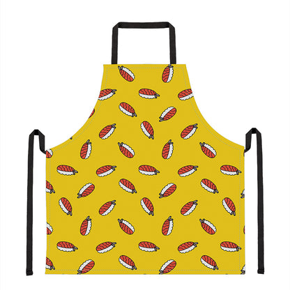 Doodle Japanese Sushi Pattern Print Apron