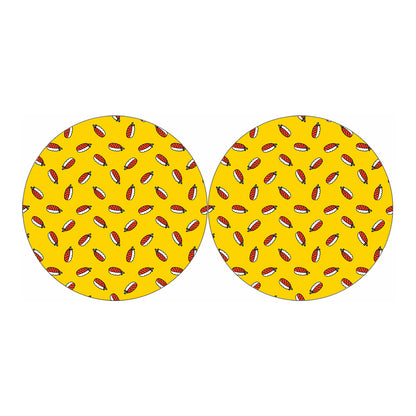 Doodle Japanese Sushi Pattern Print Car Coasters